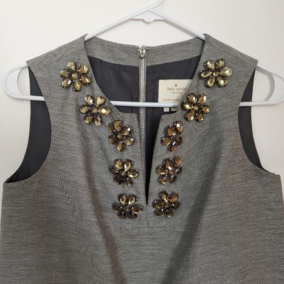 ๐ซ Sold ๐ซ Kate Spade V neck Mini Dress - XS/2 - Picture 6 of 8